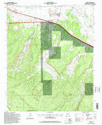 Ciniza New Mexico Historical topographic map, 1:24000 scale, 7.5 X 7.5 Minute, Year 1995