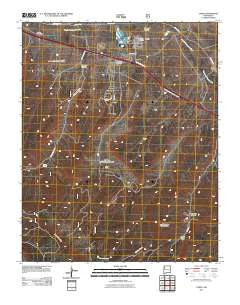 Ciniza New Mexico Historical topographic map, 1:24000 scale, 7.5 X 7.5 Minute, Year 2011