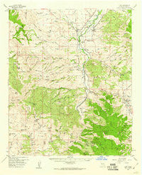Cliff New Mexico Historical topographic map, 1:62500 scale, 15 X 15 Minute, Year 1959