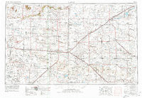 Clovis New Mexico Historical topographic map, 1:250000 scale, 1 X 2 Degree, Year 1954