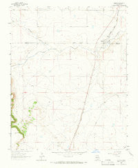 Colmor New Mexico Historical topographic map, 1:24000 scale, 7.5 X 7.5 Minute, Year 1964