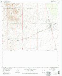 Columbus New Mexico Historical topographic map, 1:24000 scale, 7.5 X 7.5 Minute, Year 1965