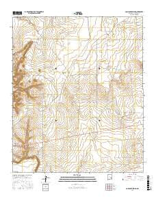 Comanche Spring New Mexico Current topographic map, 1:24000 scale, 7.5 X 7.5 Minute, Year 2017