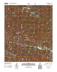 Copperas Peak New Mexico Historical topographic map, 1:24000 scale, 7.5 X 7.5 Minute, Year 2011