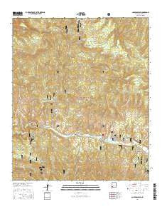 Copperas Peak New Mexico Current topographic map, 1:24000 scale, 7.5 X 7.5 Minute, Year 2017