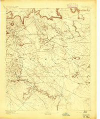 Corazon New Mexico Historical topographic map, 1:125000 scale, 30 X 30 Minute, Year 1894