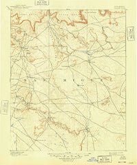 Corazon New Mexico Historical topographic map, 1:125000 scale, 30 X 30 Minute, Year 1892