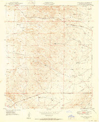 Corn Ranch New Mexico Historical topographic map, 1:24000 scale, 7.5 X 7.5 Minute, Year 1950