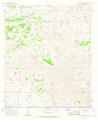 Cornucopia Canyon New Mexico Historical topographic map, 1:24000 scale, 7.5 X 7.5 Minute, Year 1965