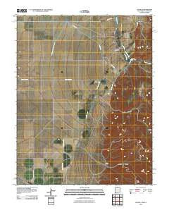 Costilla New Mexico Historical topographic map, 1:24000 scale, 7.5 X 7.5 Minute, Year 2010