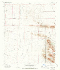 Coyote Peak New Mexico Historical topographic map, 1:24000 scale, 7.5 X 7.5 Minute, Year 1964
