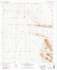 Coyote Peak New Mexico Historical topographic map, 1:24000 scale, 7.5 X 7.5 Minute, Year 1964