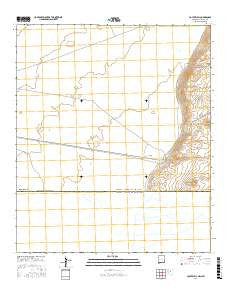 Coyote Hill New Mexico Current topographic map, 1:24000 scale, 7.5 X 7.5 Minute, Year 2017