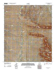 Coyote Peak New Mexico Historical topographic map, 1:24000 scale, 7.5 X 7.5 Minute, Year 2010