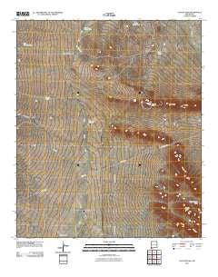 Coyote Peak New Mexico Historical topographic map, 1:24000 scale, 7.5 X 7.5 Minute, Year 2010
