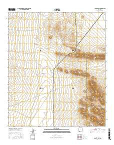 Coyote Peak New Mexico Current topographic map, 1:24000 scale, 7.5 X 7.5 Minute, Year 2017
