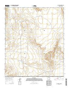 Culp Draw New Mexico Historical topographic map, 1:24000 scale, 7.5 X 7.5 Minute, Year 2013