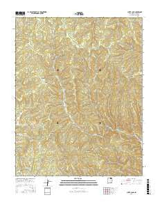 Curtis Camp New Mexico Current topographic map, 1:24000 scale, 7.5 X 7.5 Minute, Year 2017