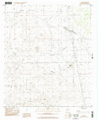 Cutter New Mexico Historical topographic map, 1:24000 scale, 7.5 X 7.5 Minute, Year 1996