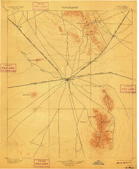 Deming New Mexico Historical topographic map, 1:125000 scale, 30 X 30 Minute, Year 1899