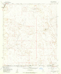 Desert SW New Mexico Historical topographic map, 1:24000 scale, 7.5 X 7.5 Minute, Year 1955