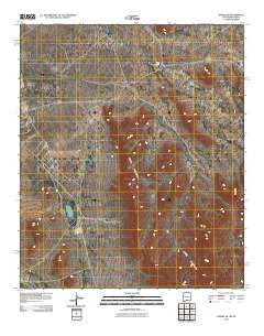 Desert SE New Mexico Historical topographic map, 1:24000 scale, 7.5 X 7.5 Minute, Year 2010