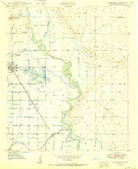 Dexter East New Mexico Historical topographic map, 1:24000 scale, 7.5 X 7.5 Minute, Year 1950