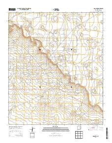 Dog Lake New Mexico Historical topographic map, 1:24000 scale, 7.5 X 7.5 Minute, Year 2013