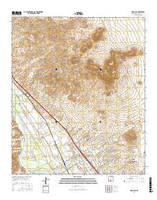 Dona Ana New Mexico Current topographic map, 1:24000 scale, 7.5 X 7.5 Minute, Year 2017