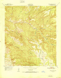 Dorsey Ranch New Mexico Historical topographic map, 1:24000 scale, 7.5 X 7.5 Minute, Year 1951