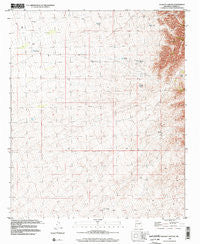 Dugout Canyon New Mexico Historical topographic map, 1:24000 scale, 7.5 X 7.5 Minute, Year 1996