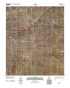 Duoro New Mexico Historical topographic map, 1:24000 scale, 7.5 X 7.5 Minute, Year 2010