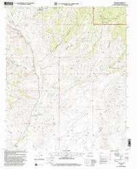 Dwyer New Mexico Historical topographic map, 1:24000 scale, 7.5 X 7.5 Minute, Year 1999