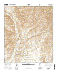 Dwyer New Mexico Current topographic map, 1:24000 scale, 7.5 X 7.5 Minute, Year 2017
