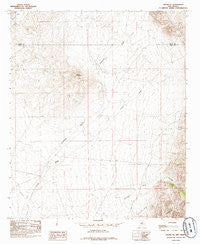 Dwyer SE New Mexico Historical topographic map, 1:24000 scale, 7.5 X 7.5 Minute, Year 1985