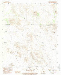 Eagle Mountain New Mexico Historical topographic map, 1:24000 scale, 7.5 X 7.5 Minute, Year 1983