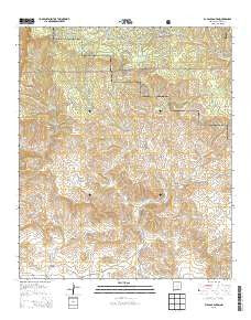 El Paso Canyon New Mexico Historical topographic map, 1:24000 scale, 7.5 X 7.5 Minute, Year 2013