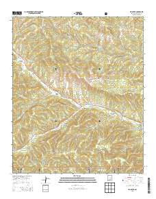 Elk-Silver New Mexico Current topographic map, 1:24000 scale, 7.5 X 7.5 Minute, Year 2013