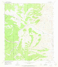 Elk New Mexico Historical topographic map, 1:24000 scale, 7.5 X 7.5 Minute, Year 1963
