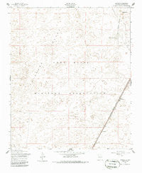 Elwood New Mexico Historical topographic map, 1:24000 scale, 7.5 X 7.5 Minute, Year 1955