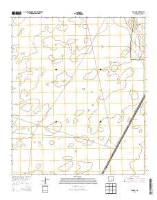 Elwood New Mexico Historical topographic map, 1:24000 scale, 7.5 X 7.5 Minute, Year 2013