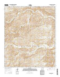 Encino Draw New Mexico Historical topographic map, 1:24000 scale, 7.5 X 7.5 Minute, Year 2013