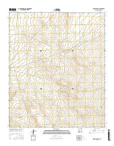 Fairview Well New Mexico Current topographic map, 1:24000 scale, 7.5 X 7.5 Minute, Year 2017