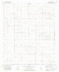 Field SE New Mexico Historical topographic map, 1:24000 scale, 7.5 X 7.5 Minute, Year 1973