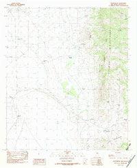 Fitzpatricks New Mexico Historical topographic map, 1:24000 scale, 7.5 X 7.5 Minute, Year 1982