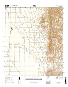 Fitzpatricks New Mexico Current topographic map, 1:24000 scale, 7.5 X 7.5 Minute, Year 2017