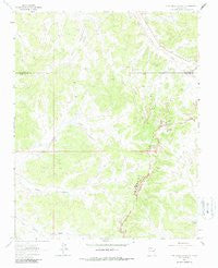 Five Lakes Canyon NE New Mexico Historical topographic map, 1:24000 scale, 7.5 X 7.5 Minute, Year 1963