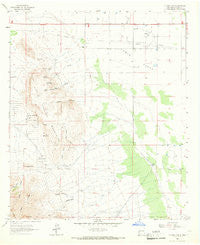 Florida Gap New Mexico Historical topographic map, 1:24000 scale, 7.5 X 7.5 Minute, Year 1964