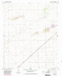 Floyd SE New Mexico Historical topographic map, 1:24000 scale, 7.5 X 7.5 Minute, Year 1973