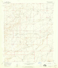 Foster Ranch New Mexico Historical topographic map, 1:24000 scale, 7.5 X 7.5 Minute, Year 1957